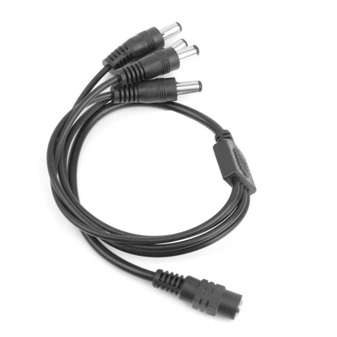 1 tot 4 manieren 1 Vrouw tot 4 Man 5,5x2,1 mm DC stroomvoorziening Splitter kabel voor CCTV Camera LED 3