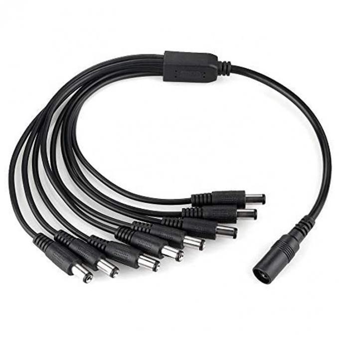 1 tot 8 manieren 1 Vrouw tot 8 Man 5.5x2.1 mm DC stroomvoorziening Splitter kabel voor CCTV camera LED strip 1