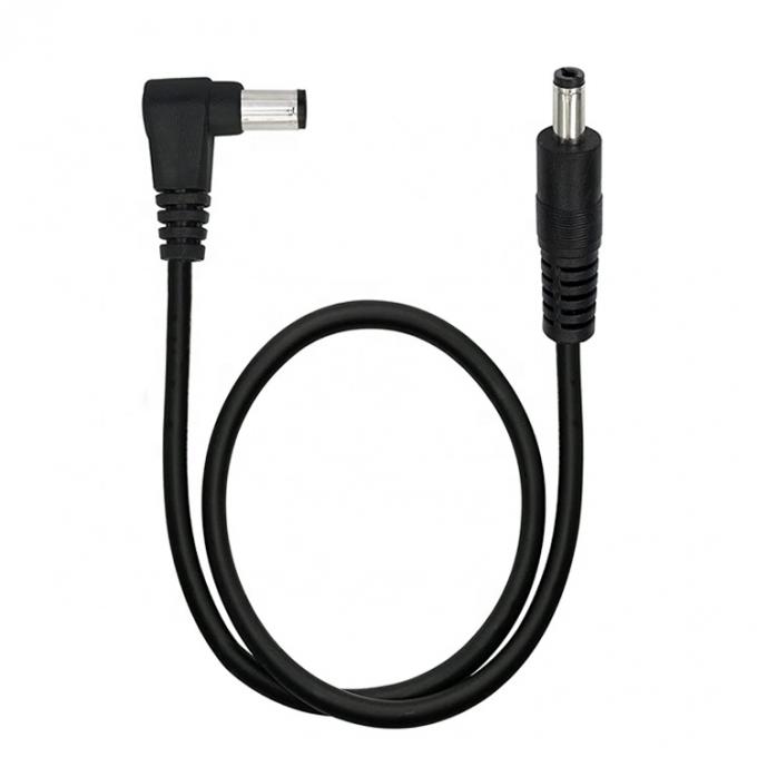 90 graden rechthoek man tot rechte man 5,5x2,1 mm vat Jack DC-verlengkabel 1