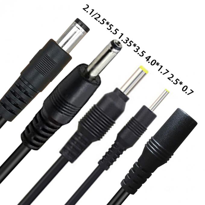 CUSTOM 5V 1A 2A Man tot Man Vrouw 5521 5525 3,5 mm DC-verlengkabel 2