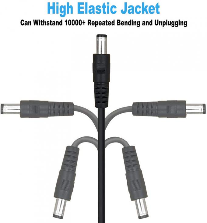 CUSTOM 1m Man tot Vrouw Man tot Man 2,1x5,5 mm DC-verlengkabel 4