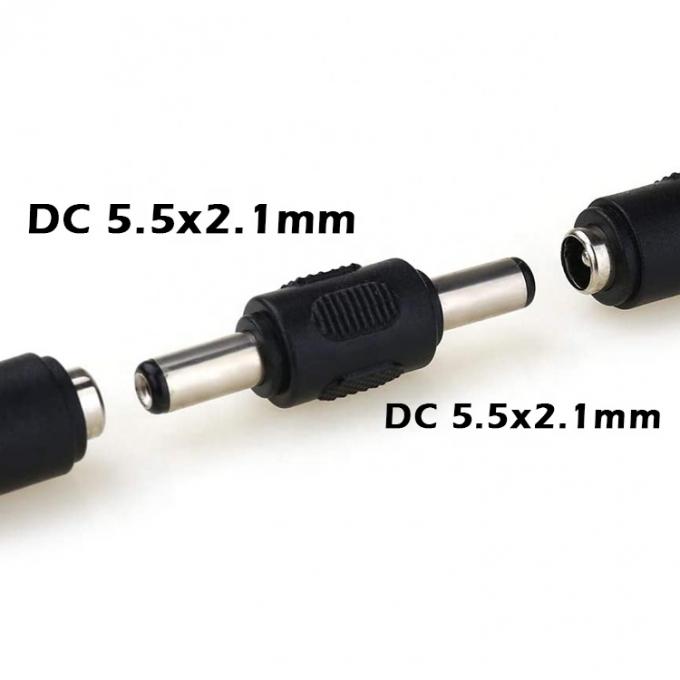 12V 24V Manlijk Vrouwelijk 2.1x5.5mm 2.5x5.5mm DC Barrel Jack Power Connector Adapter 5