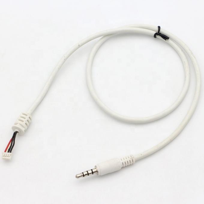 Custom Wit 3,5 mm TRRS Audio DC Jack naar JST 2,0 mm 2,54 mm Pitch Connector Assembly Cable 0
