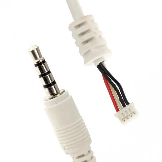 Custom Wit 3,5 mm TRRS Audio DC Jack naar JST 2,0 mm 2,54 mm Pitch Connector Assembly Cable 3