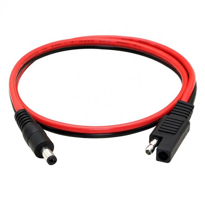 14AWG DC Plug 5.5x2.1mm Male to SAE 2 Pin Connectors Verlengkabel voor Automotive RV Solar Panel 0