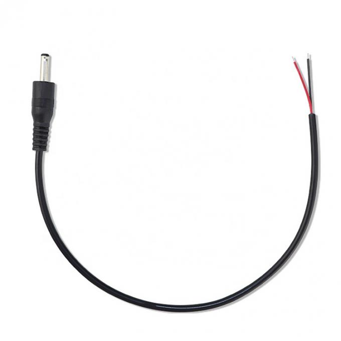 DC Barrel Jack Man 3.5x1.35mm tot Stripped Tined Wire Pigtail Bare End Cable 1