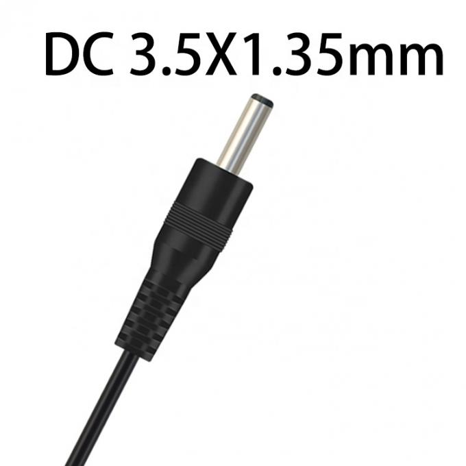 DC Barrel Jack Man 3.5x1.35mm tot Stripped Tined Wire Pigtail Bare End Cable 3