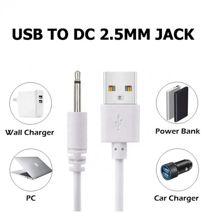 Multi-Size USB naar 2,5 mm DC Jack Power Charging Cable voor vibrator 1