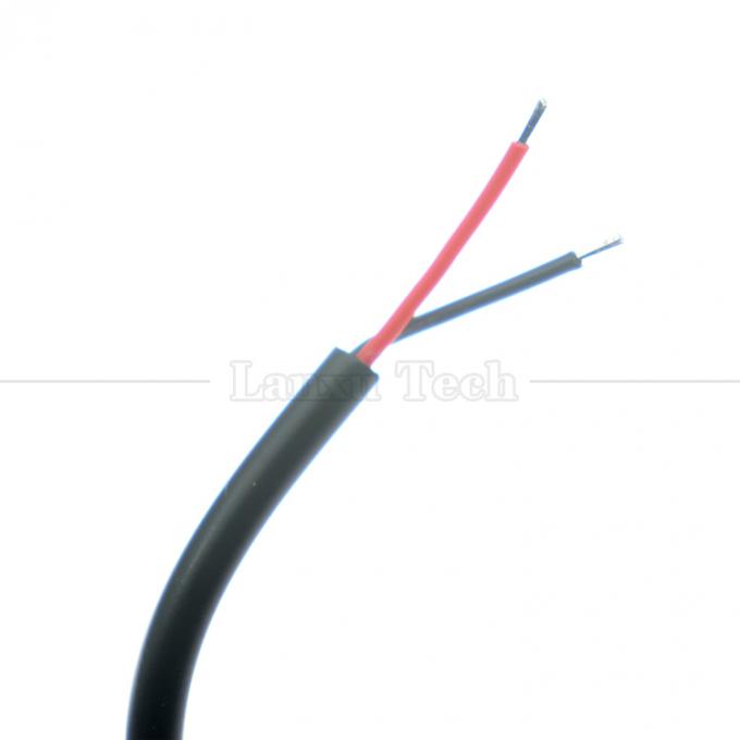 Op maat gemaakte DC Vrouwelijke vat Jack Plug 5.5x2.1mm Connector to Open Tinned Pigtail Wire Cable voor Led Light 6