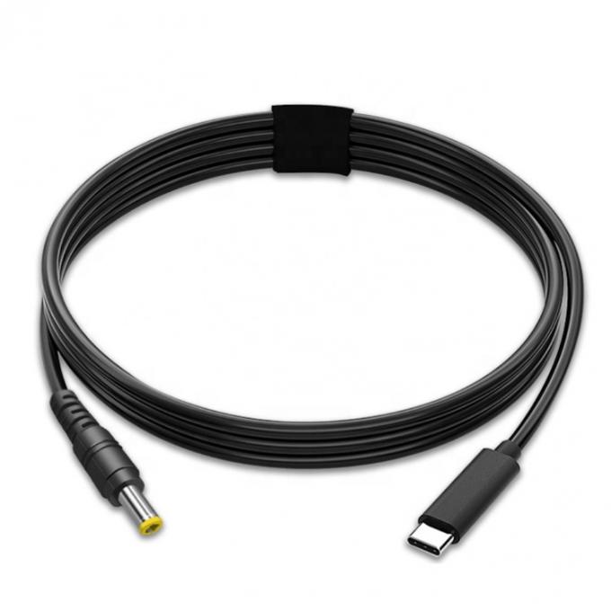 60W 20V 3A USB Type C PD opladen naar DC Jack Power Adapter kabel voor laptop 4