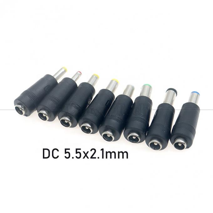 DC Vrouwelijke 5,5x2,1 mm tot mannelijke DC 5,5x2,1 3,5x1,35 4,0x1,7 5,5x1,7 5,5x2,5 6,3x3,0 6,0x4,0 Adapter 4
