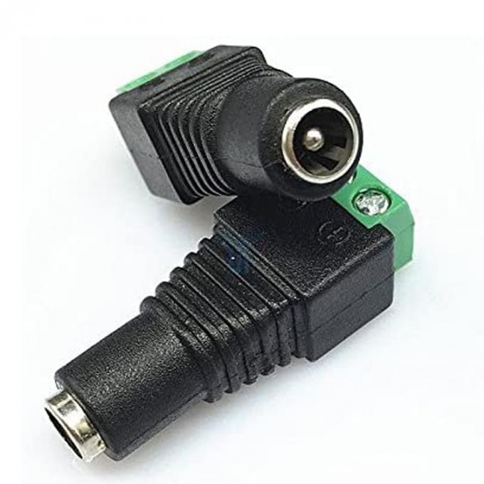 Solderloze 12v 24v 5.5x2.5mm 5.5x2.1mm Vrouwelijke DC-stroom aansluiting Jack Adapter voor CCTV-camera Led Strip Lights 3