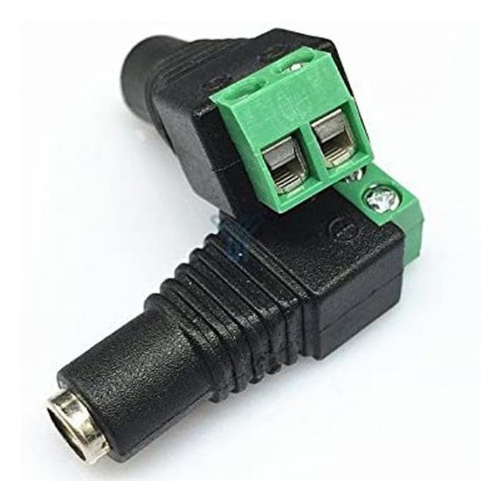 Solderloze 12v 24v 5.5x2.5mm 5.5x2.1mm Vrouwelijke DC-stroom aansluiting Jack Adapter voor CCTV-camera Led Strip Lights 2