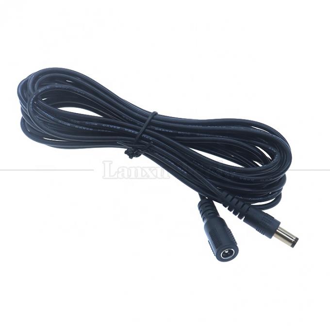 Hoogwaardige man tot vrouw 5,5x2,1 mm vat Jack DC-verlengkabel voor CCTV-camera 4