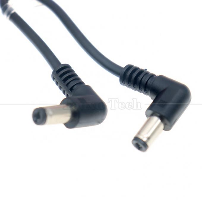 12V 24V Mannelijk naar Mannelijk DC Hoek Plug Jack Connector 5.5*2.1mm Power Supply Extension Wire Cables 3