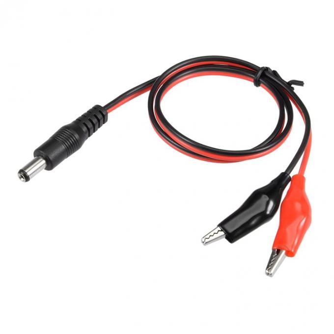 30cm DC-vat Jack 5.5x2.1mm Mannelijk Vrouwelijk tot Dual Alligator Clips Stroomvoorziening DC-kabel voor CCTV-camera 1