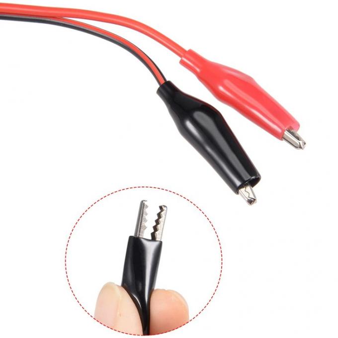 30cm DC-vat Jack 5.5x2.1mm Mannelijk Vrouwelijk tot Dual Alligator Clips Stroomvoorziening DC-kabel voor CCTV-camera 2