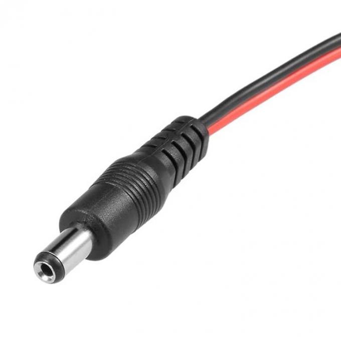 30cm DC-vat Jack 5.5x2.1mm Mannelijk Vrouwelijk tot Dual Alligator Clips Stroomvoorziening DC-kabel voor CCTV-camera 3