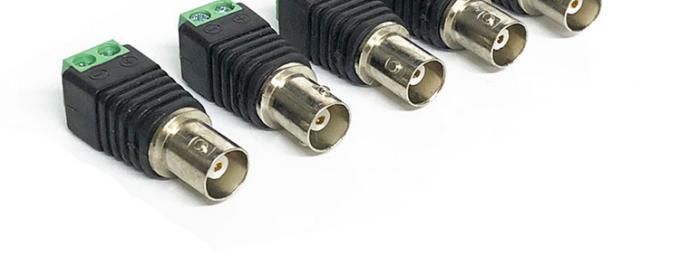 Solderloze schroefterminal BNC Vrouwelijke mannelijke connector adapter voor CCTV camera monitor video recorder 4