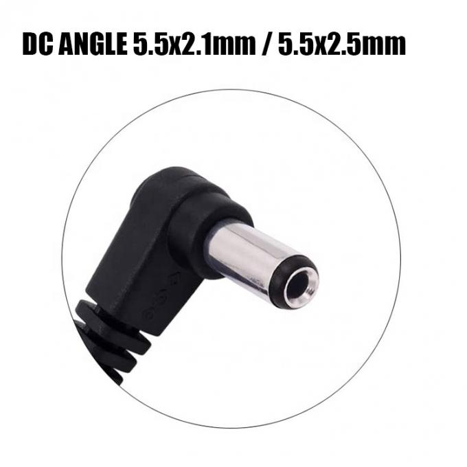 CUSTOM 90 graden rechtse Angel DC vat Jack Man Vrouwelijk openen Pigtail DC Power Charger kabel 3
