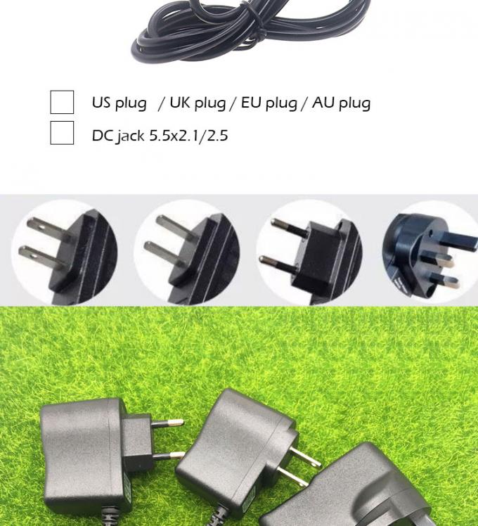 US EU UK AU Plug AC naar 5V 9V 12V DC 5.5x2.1mm 2.5 Jack Power Supply Adapter 1