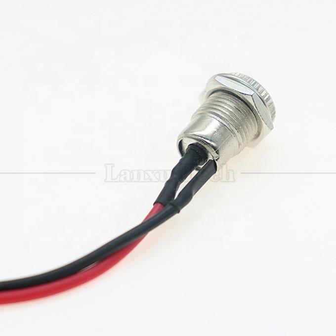 10cm 18AWG 5A Panel Mount DC 099 Vrouwelijke stopcontact 5.5x2.1mm 2.5mm Metalen draadverbinding om open te maken 3