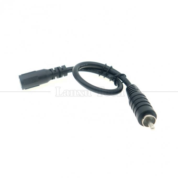 RCA Mannelijke naar DC 5.5x2.5mm 5.5x2.1mm Vrouwelijke Plug Barrel Jack 12V DC Pedal Power Cable 4