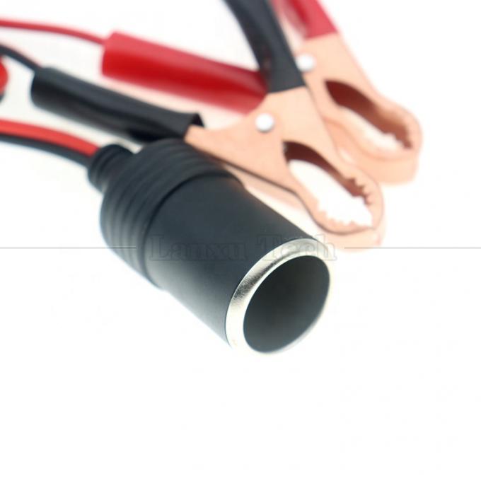 12V accu alligator clips klem op auto sigarettenanker vrouwelijke stopcontact adapter stroomkabel 2