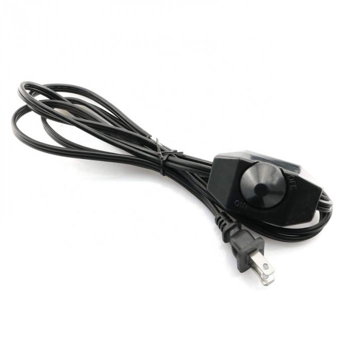 1.8m Rotary Knob Verstelbare LED Dimmer Switch Controller Stroomkabel voor Lamp LED Strip 0