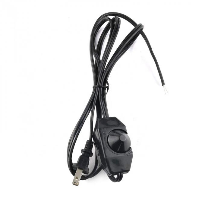 1.8m Rotary Knob Verstelbare LED Dimmer Switch Controller Stroomkabel voor Lamp LED Strip 1