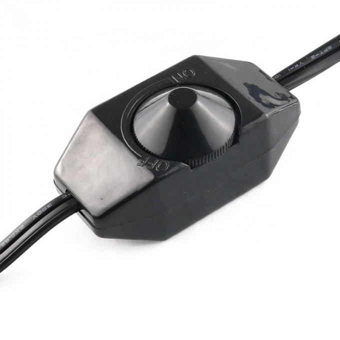 1.8m Rotary Knob Verstelbare LED Dimmer Switch Controller Stroomkabel voor Lamp LED Strip 3