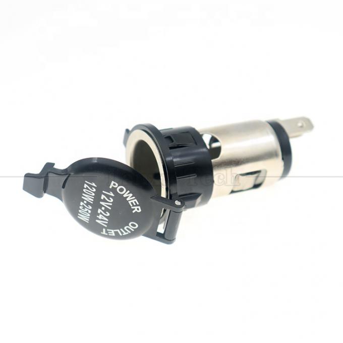 12v 24v waterdicht gat auto sigarettenanker vrouwelijke stopcontact oplader adapter voor motorfiets 0