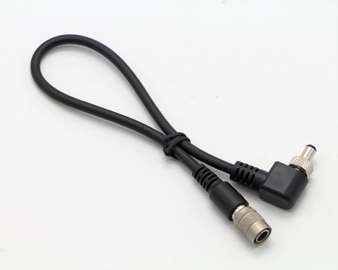 OEM schroefvergrendeling 90 graden rechthoek 5V 12V man tot vrouw 5.5x2.1mm 5.5X2.5mm DC-stroomkabel 6