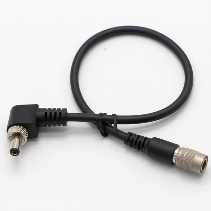 OEM schroefvergrendeling 90 graden rechthoek 5V 12V man tot vrouw 5.5x2.1mm 5.5X2.5mm DC-stroomkabel 4