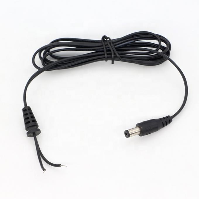 DC Input Barrel Jack 2.1x5.5mm Mannelijk Vrouwelijk tot Open Pigtail DC Power Cable 5