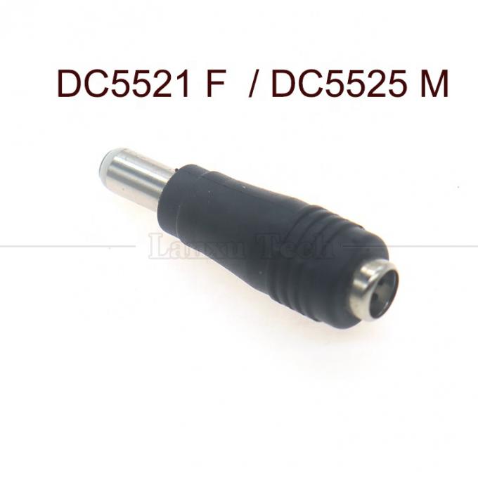 5.5x2.1mm Vrouwelijke tot 5.5x2.5mm Plug Man DC Power Barrel Jack Connector Converter Adapter 2