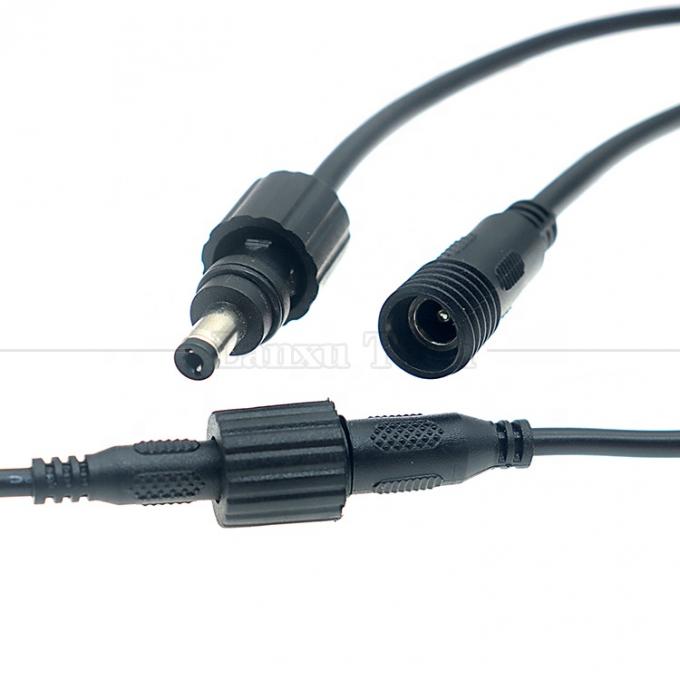 IP67 Waterdicht Man Vrouw 5.5x2.1mm 5.5x2.5mm 3.5x1.35mm Jack DC-verlengkabel 1