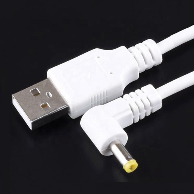90 graden hoek L-vorm 1m USB naar DC Mannelijke 4,0x1,7 mm uitbreidingslaadkabel 2