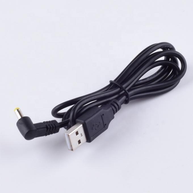 90 graden hoek L-vorm 1m USB naar DC Mannelijke 4,0x1,7 mm uitbreidingslaadkabel 3
