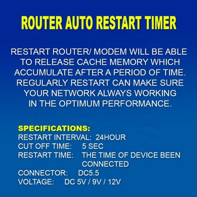 DC 5V 9V 12V 15V Automatische controller Power on off Reset Refresh WiFi Router Auto Restart Timer 0