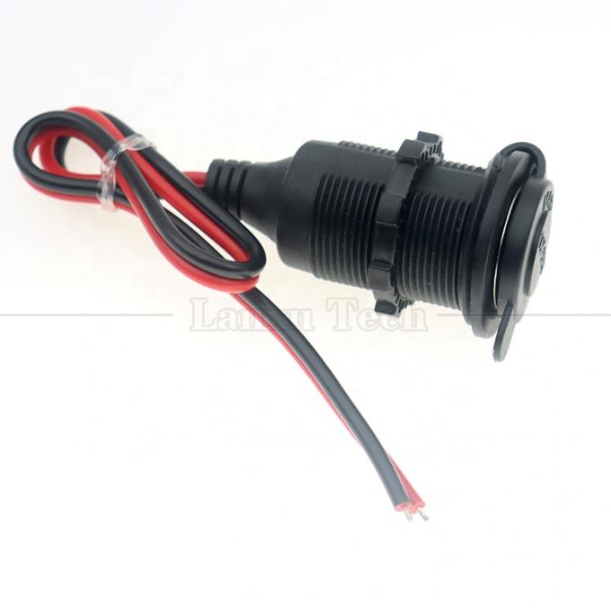 Waterdicht 12V 24V 16AWG DC Auto Sigarettenanker Vrouwelijke Steek Steek Adapter Verlengkabel 3