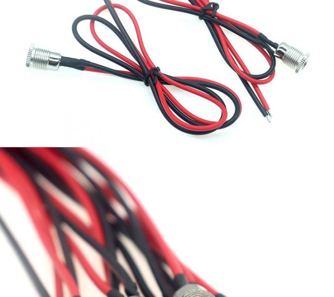 18AWG 10A metalen draad vrouwelijke stopcontact DC099 5.5x2.1mm 5.5x2.5mm Panel Mount Connector Pigtail DC Power Jack Cable 2