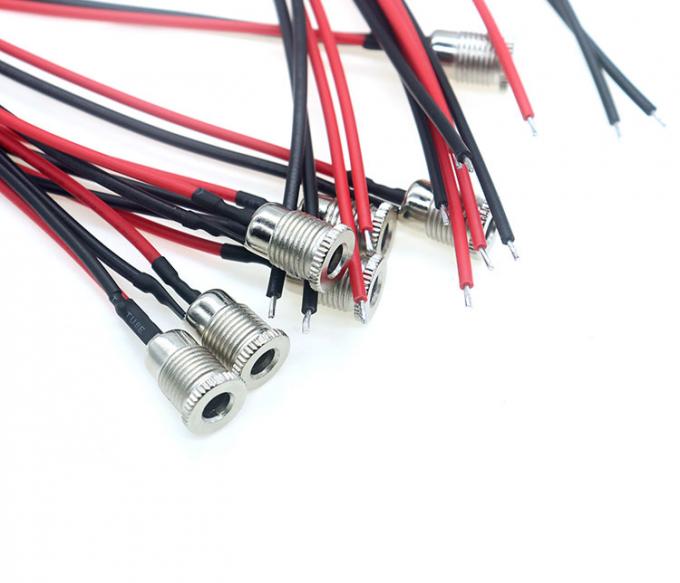 18AWG 10A metalen draad vrouwelijke stopcontact DC099 5.5x2.1mm 5.5x2.5mm Panel Mount Connector Pigtail DC Power Jack Cable 6