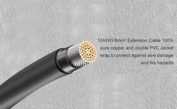 10AWG 6mm waterdicht zonnecabel Zonnepaneel Adapter Draad Zonneverlengkabel met vrouwelijke en mannelijke connectoren Kabel Tool Kit 3