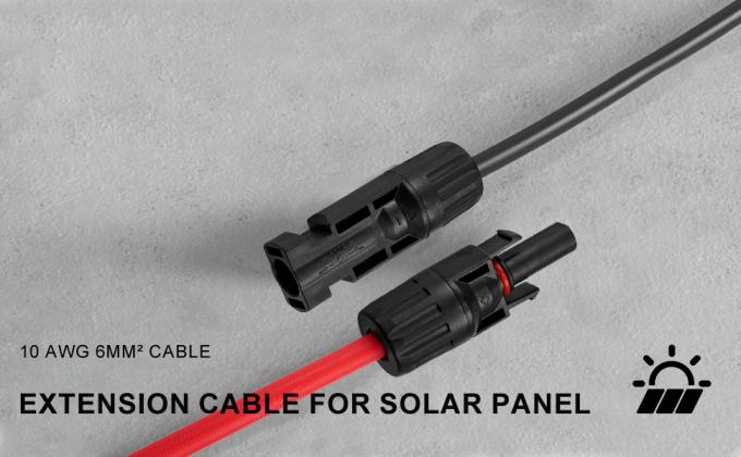 10AWG 6mm waterdicht zonnecabel Zonnepaneel Adapter Draad Zonneverlengkabel met vrouwelijke en mannelijke connectoren Kabel Tool Kit 2