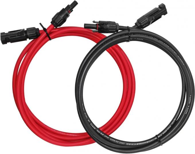 10AWG 6mm waterdicht zonnecabel Zonnepaneel Adapter Draad Zonneverlengkabel met vrouwelijke en mannelijke connectoren Kabel Tool Kit 1
