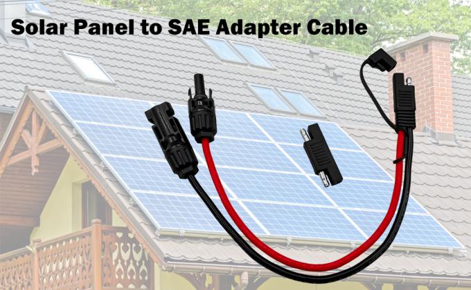 10AWG SAE naar zonnepaneeladapter Verlengkabel RV Zonnepaneel Connector Kabel voor RV Caravan Zonnepanelen Batterijlading 7