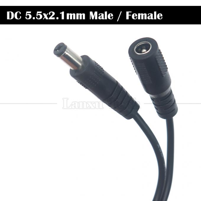 1m 3m 5m 10m 12V Man tot Man Vrouw DC 5.5x2.1mm 5.5x2.5mm 4.0x1.7mm 3.5x1.35mm Barrel Jack Power Extension Cable 4