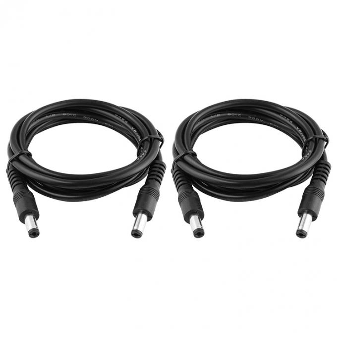 Mannelijke tot mannelijke 5,5x2,1 mm DC Jack-verlengkabels 5
