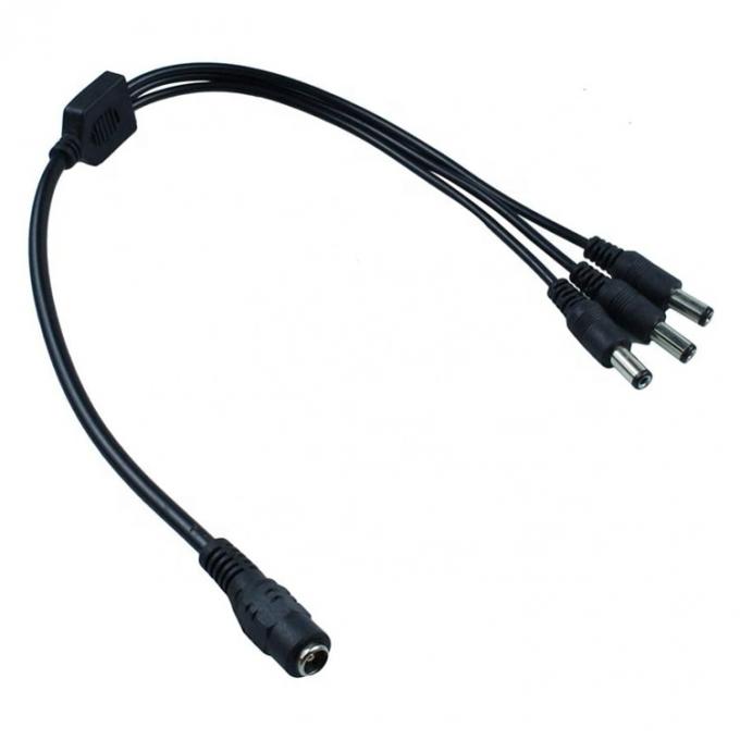 1 Input naar 3 Output 1 Vrouw naar 3 Man 5.5x2.1 mm DC Power Supply Splitter Cable voor CCTV Led Strip 5